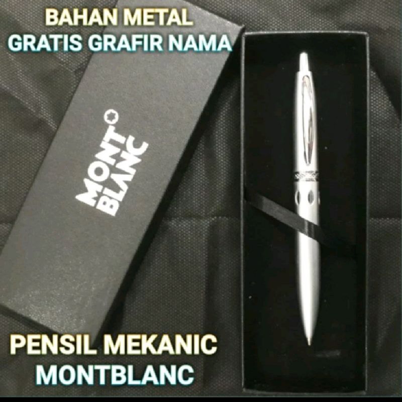 

Pensil Mekanik Keren Monbl@nk Bahan Besi Gratis Grafir Nama Dan Box Exlusive