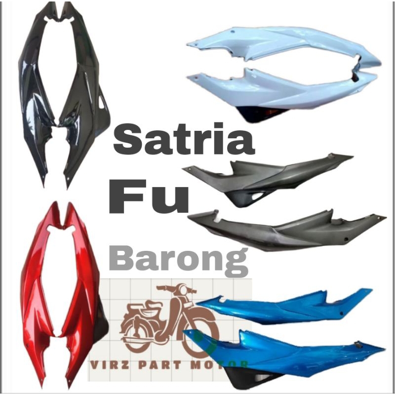 Body Belakang Satria Fu Lama Body Satria Fu Barong Satria Fu Old Satria Fu thailand Putih Hitam Mera