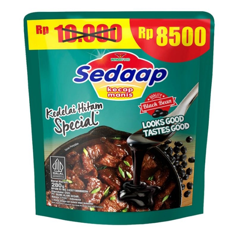 

Sedaap kecal manis refill 280 g