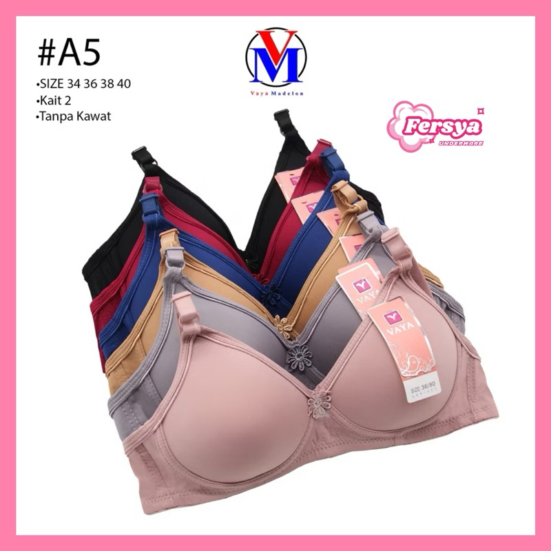 BH / Bra Vaya A5 Tanpa Kawat