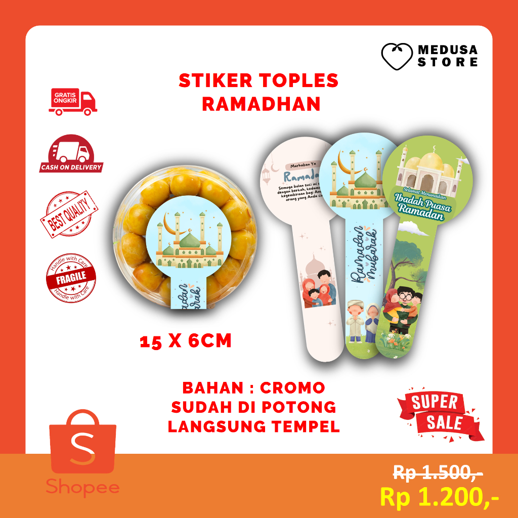 

Stiker Segel Toples Ramadhan / Sticker Toples Kue Kering