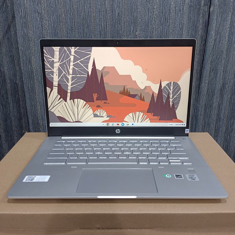 Hp Chromebook Pro C640, #Touchscreen, Intel Core i7-10610U, 10Th, Ram 16Gb/128Gb+128Gb, #Backlight, 