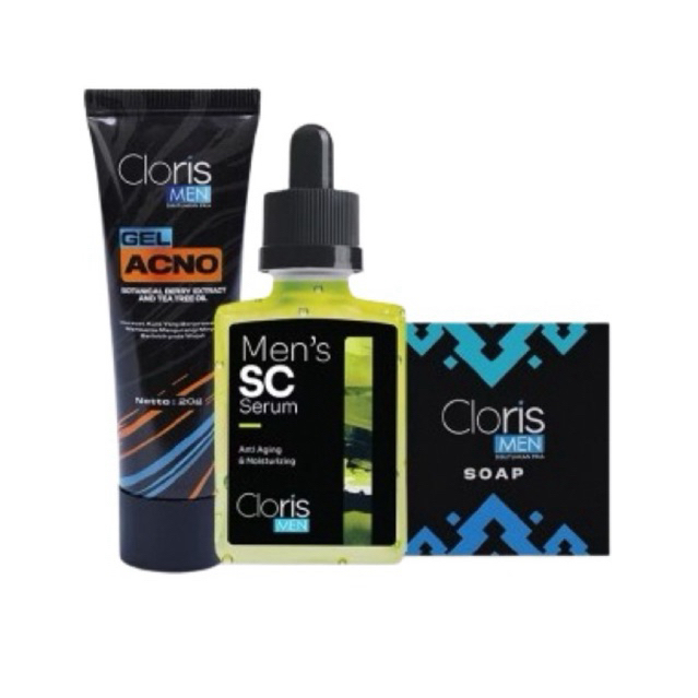Clorismen Acne Series - Paket Perawatan Wajah Pria Atasi Jerawat