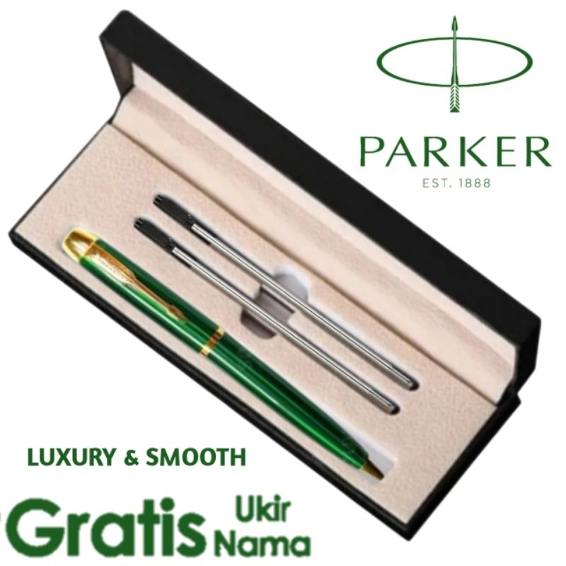 

Ballpoint Mewah Hampers Giftset Pen Model Putar Parker Gratis Grafir Nama