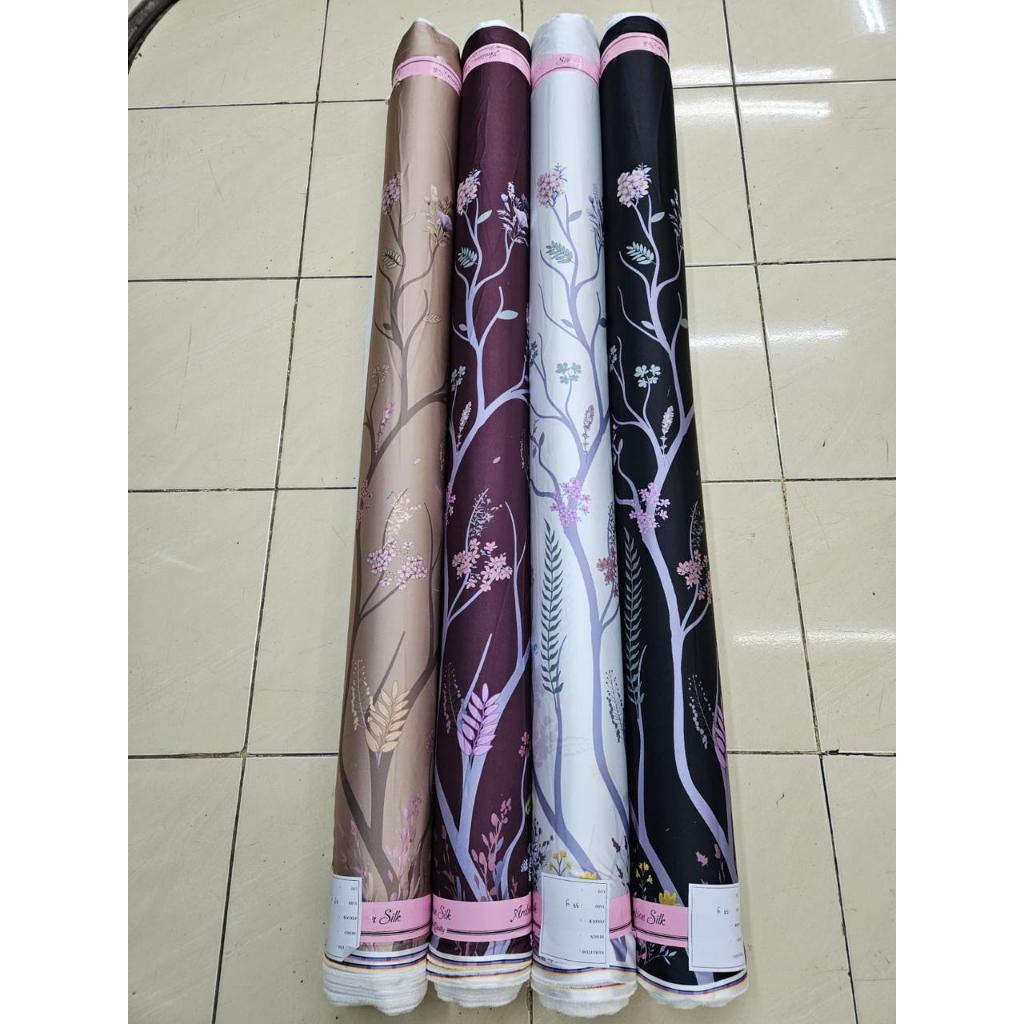 Hnna Kain Sutra Arabian Silk Premium / Kain Armani Silk Original Persetengah Meter