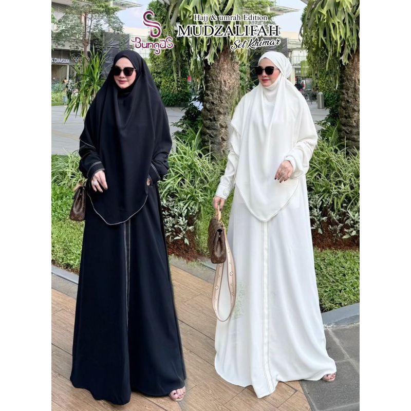 mudzalifah set syari umroh series Bungas fashion