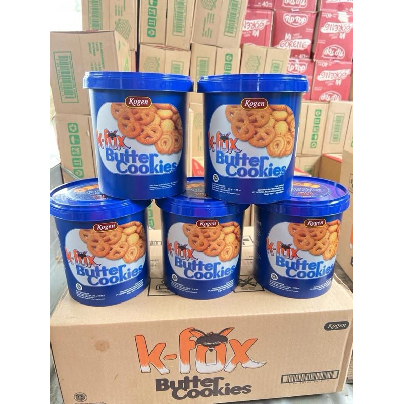 

Kogen Butter Cookies Toples 300 gram || K-fox