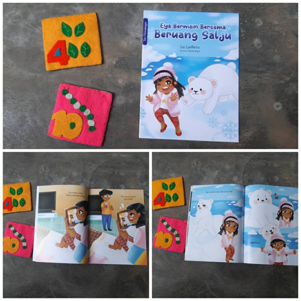 Eya Bermain Bersama Beruang Salju Seri Petualangan buku anak