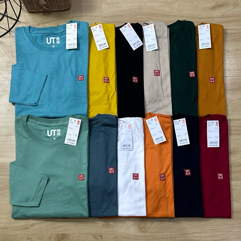UNISEX | Atasan T-shirt Kaos UNIQ Unisex Pria dan wanita Lengan Panjang Jumbo Hush puppies Polos Cow