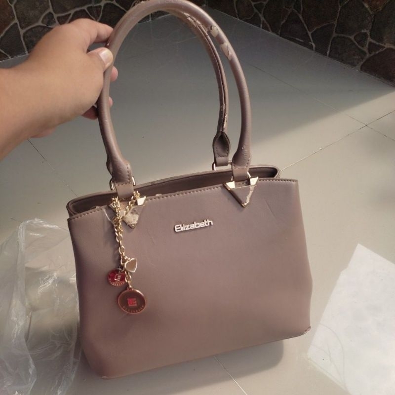 PRELOVED TAS ELIZABETH warna khaki original