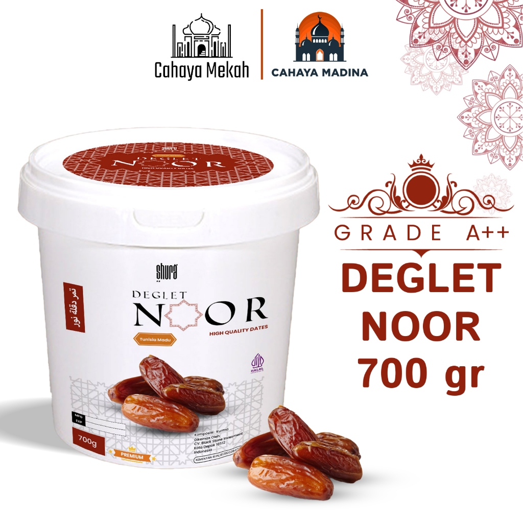 

Shura Kurma Deglet Noor Premium 700 gr Kurma Tunisia Madu High Quality