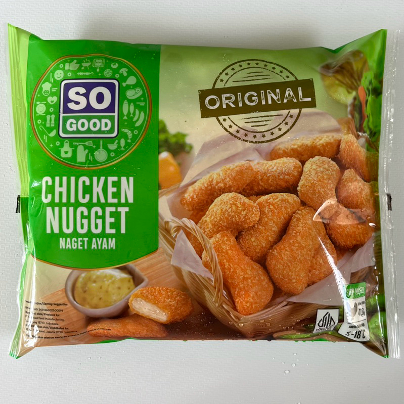 

So Good Chicken Nuget Ayam Original 400 gram