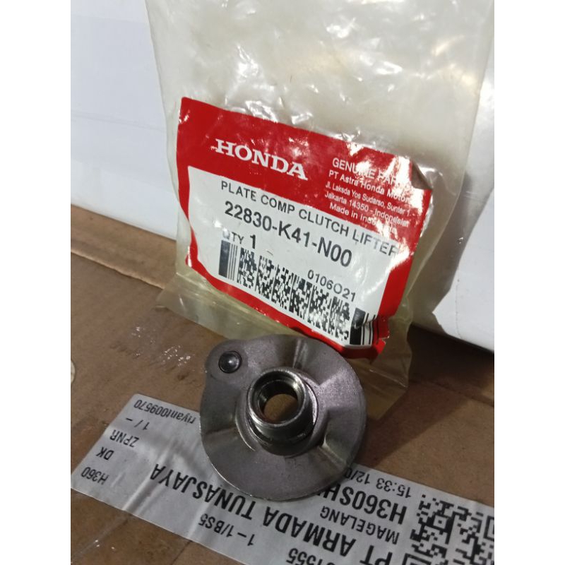 22830K41N00 22830-K41-N00 PLATE COMP CLUTCH LIFTER BLADE 125 FI SUPRA X 125 FI NEW ORIGINAL