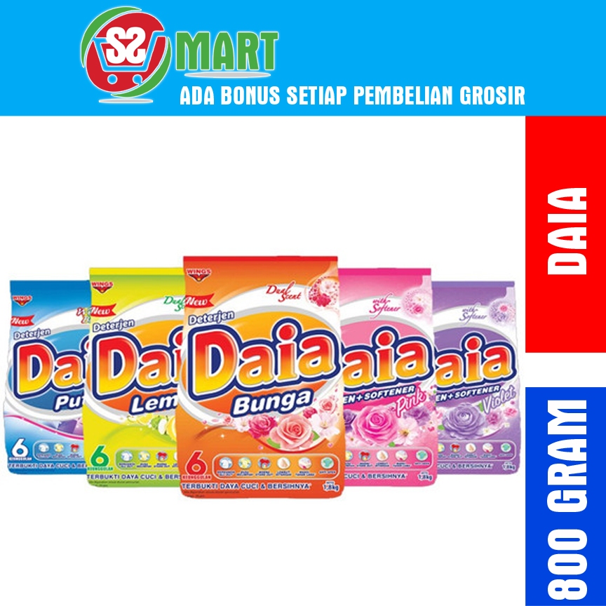 Deterjen Daia 800g