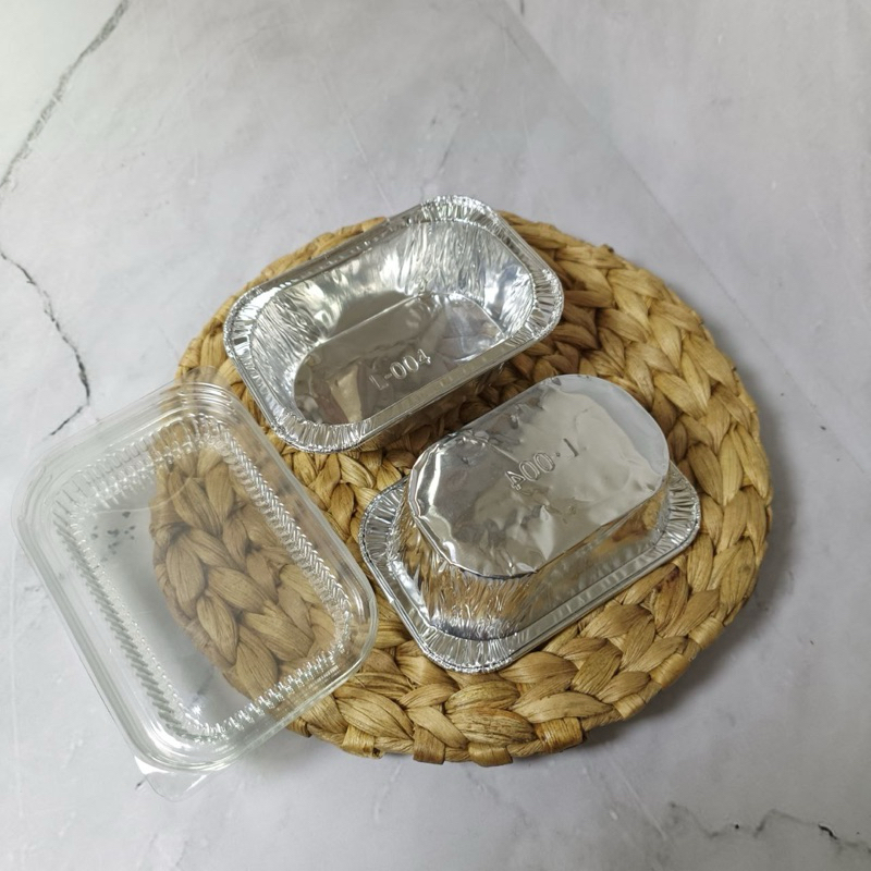 Cup Alumunium Foil L-004+Tutup/Cup Macaroni Schotel/Cup Dimsum Mentai