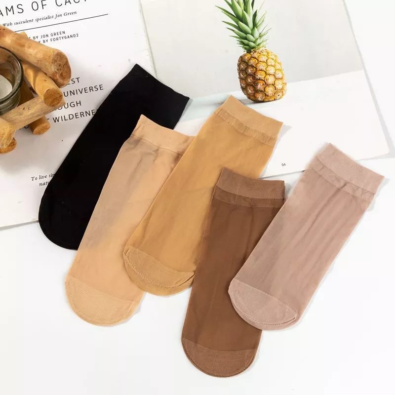 Kaos Kaki Pendek Transparan Wanita Kaus Kaki Pendek Wanita / Kaos Kaki Pendek Short Socks Motif Tran