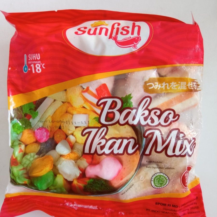 

SUNFISH BAKSO MIX 500gr