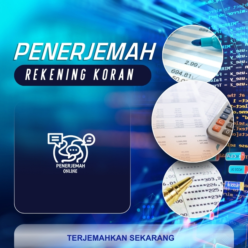 Jasa Penerjemah Rekening Koran Profesional dan Terpercaya