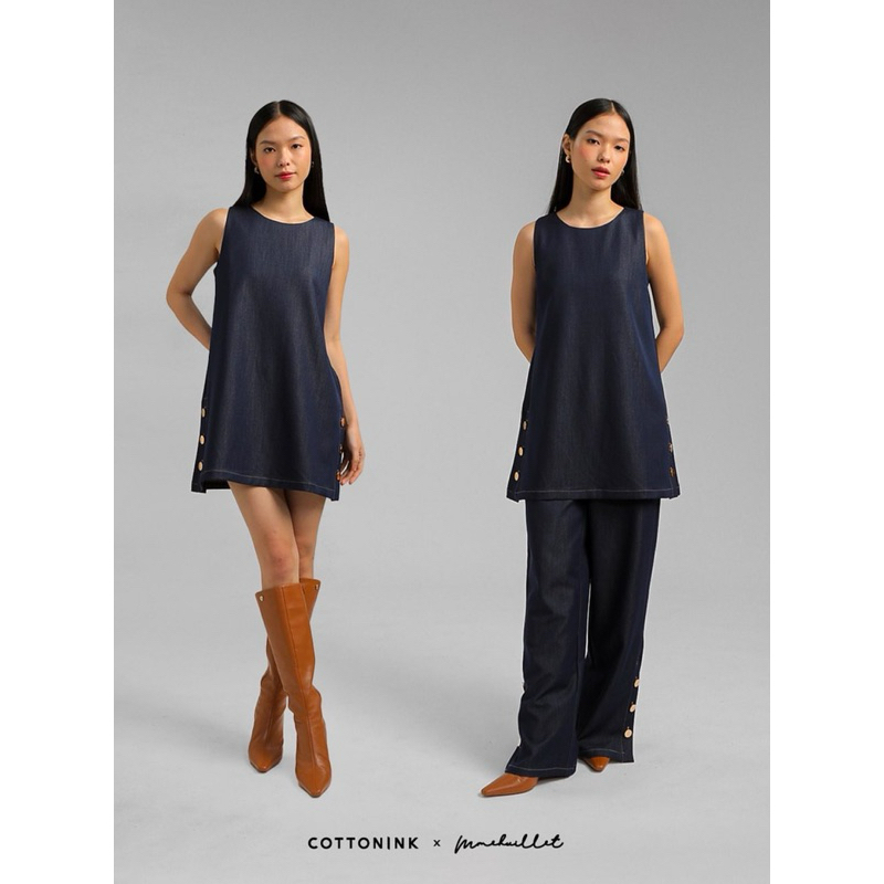 NEW COTTONINK X MMEHUILLET Dark Denim Yule