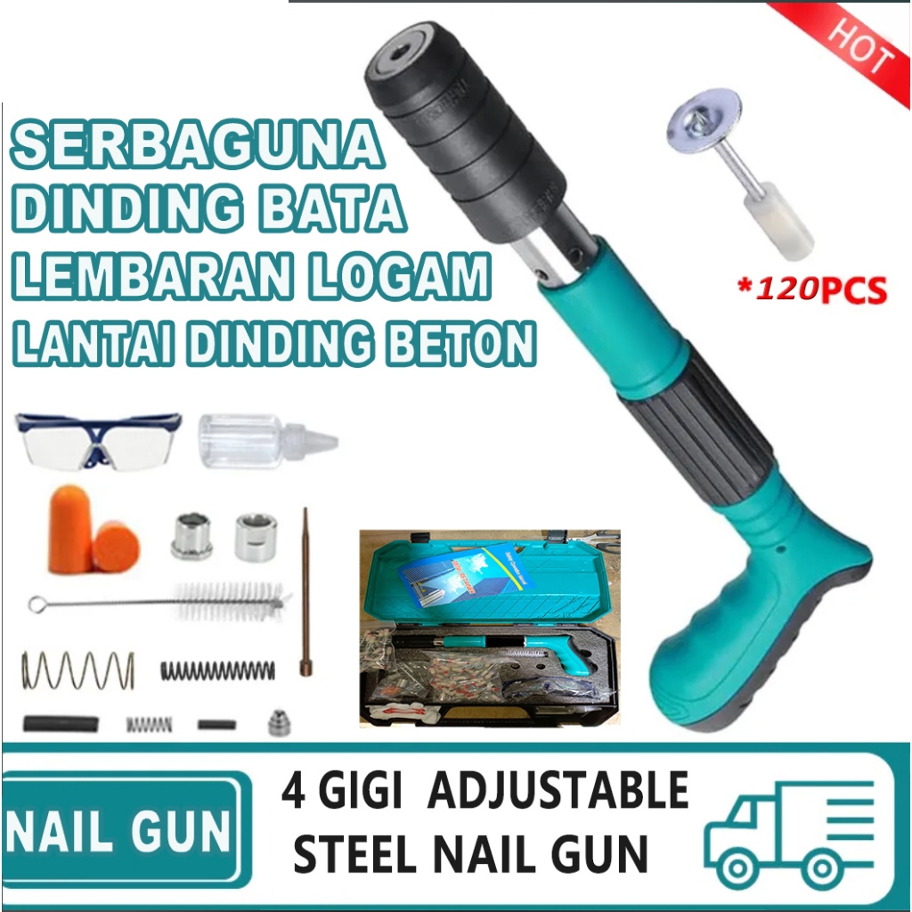 【Ready Stock+COD】MAKITA Nail gun / Alat paku tembak beton / nails guns rivet tool / mesin paku rivet