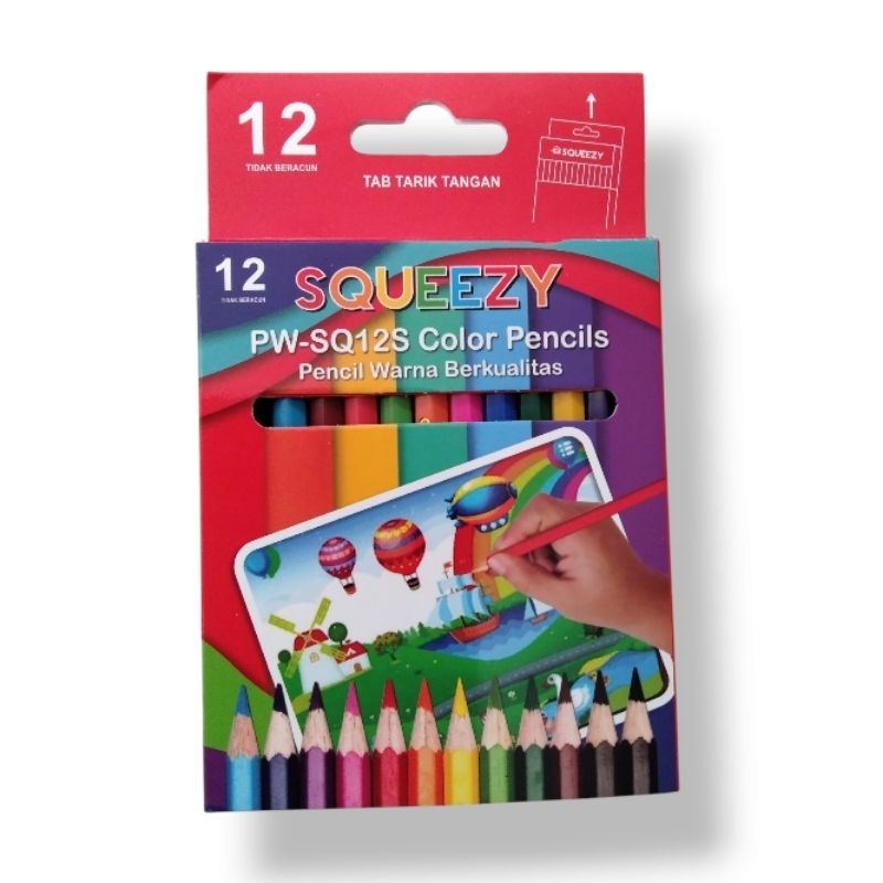 

Pensil Warna Squeezy SW-SQ12S (Isi 12 Warna)