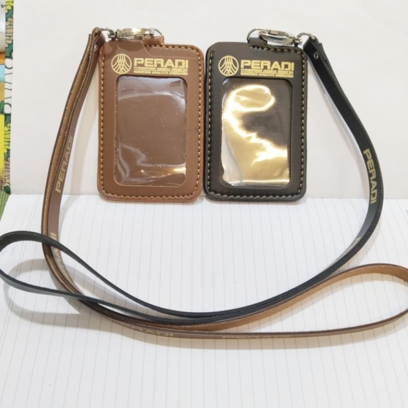 

holder dompet tali ID card logo PERADI