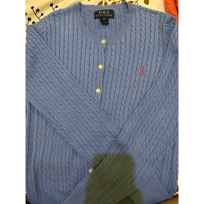 Polo Ralph Lauren Cardigan Rajut Biru