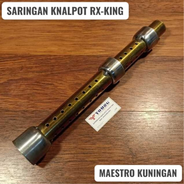 SARINGAN KNALPOT RX KING KUNINGAN MAESTRO