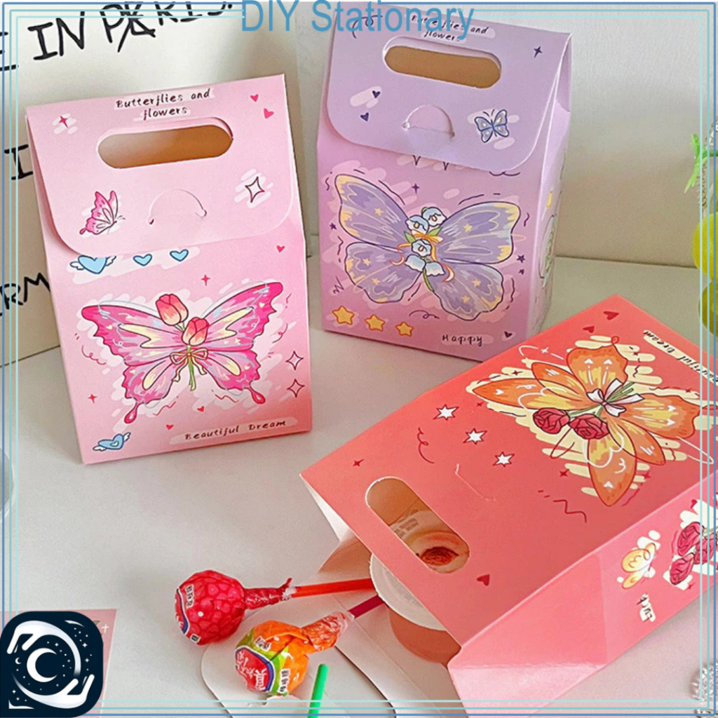 

Paper Bag Motif Kupu Kupu Kotak Tas Kado Hadiah Ulang Tahun Birthday Bag Hampers Aesthetic ST32