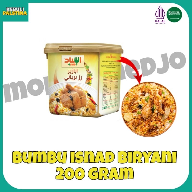 

Bumbu Isnad Rasa Biryani 200 Gram EXP 16/2/2027