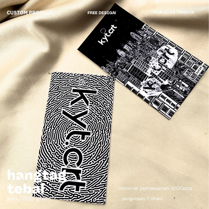 HANGTAG 700GSM CUTOM