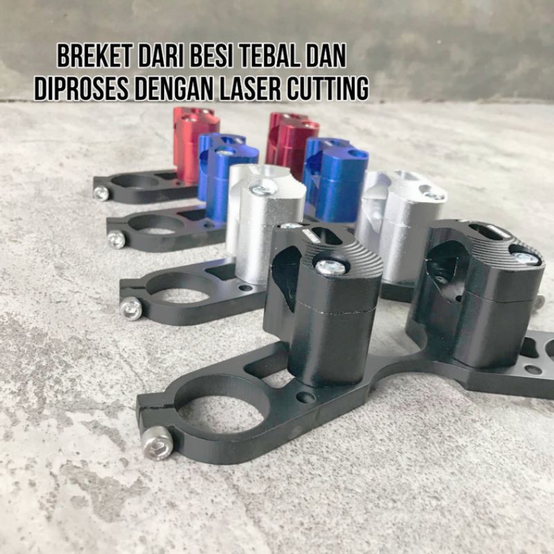 Adaptor Segitiga Atas Stang Ninja SS dan Ninja R Kips