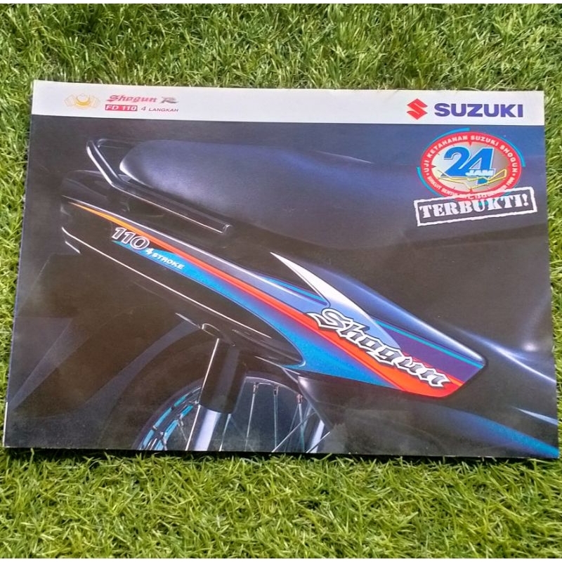 Poster brosur katalog leaflet jadul lawas Suzuki Shogun FD110/Shogun 110R/Shogun Kebo 1998