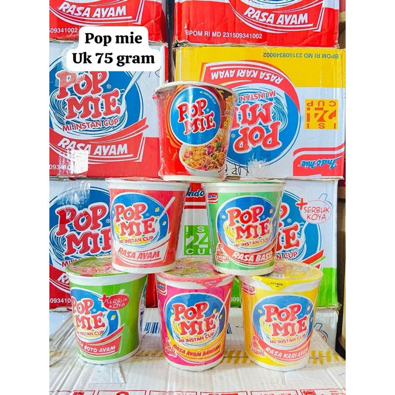 

Pop mie cup All Varian 75 gram