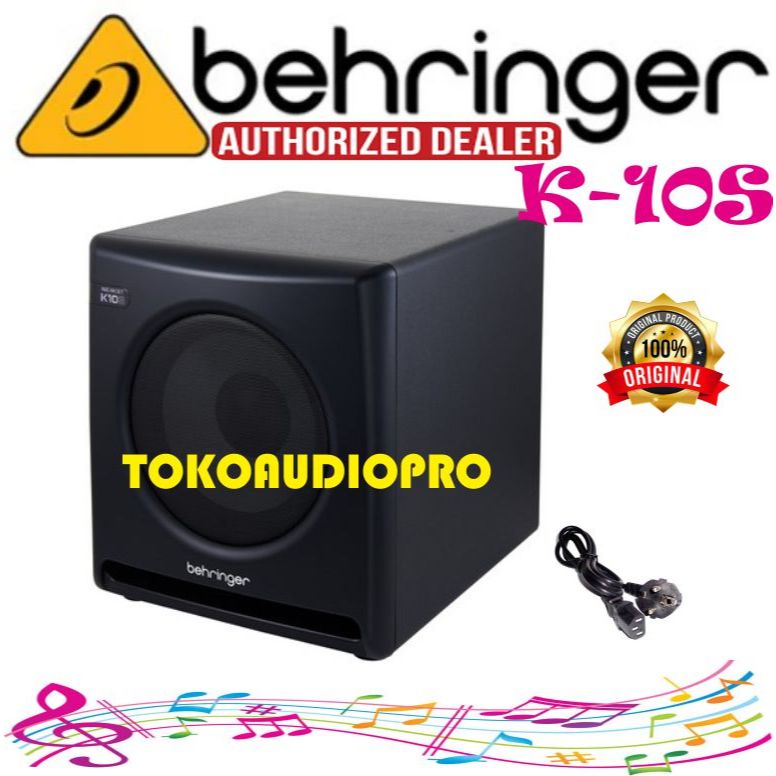 Sub Behringer K10S Audiophile 10" Studio Subwoofer Aktif K-10S