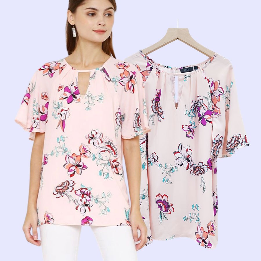 APT9 Flouncesleeve Blouse