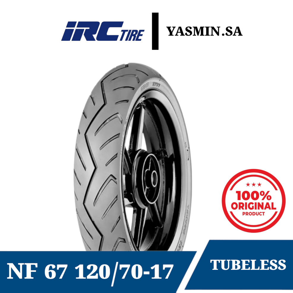 Ban Luar Belakang Ninja Verza R15 Vixion Ukuran 120/70-17 NF67 Tubeless Original IRC