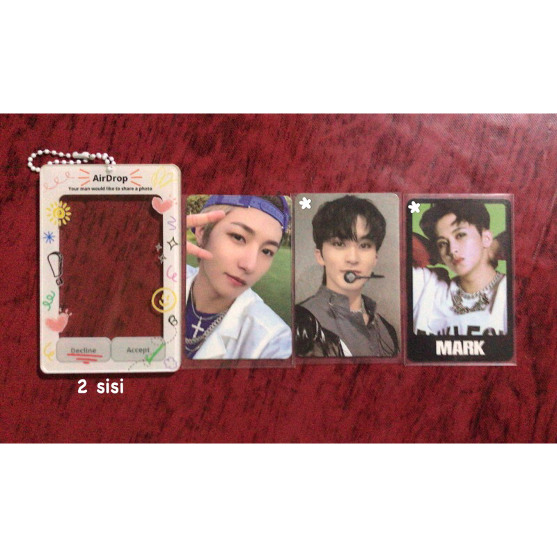 photocard mark, renjun, cahol 2 sisi
