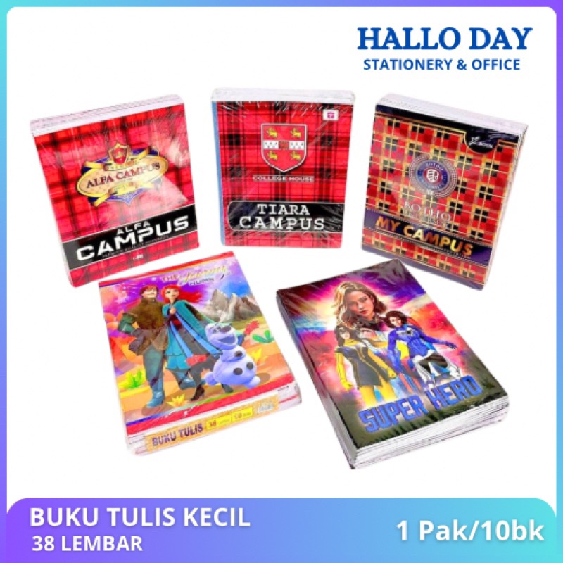 

HD Buku Tulis 38 Lembar CAMPUS Isi 10 Buku/Buku Tulis X-Book Kwarto/Buku Sekolah Bergaris