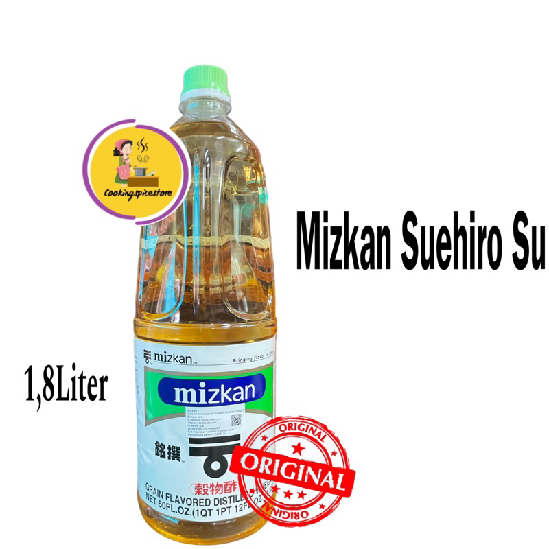 

Mizkan Suehiro Su 1.8L - Cuka Beras Fermentasi Grain Vinegar Sushi