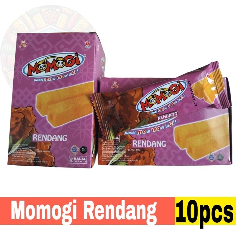 

Momogi Rasa Rendang 12gr Box isi 10 pcs