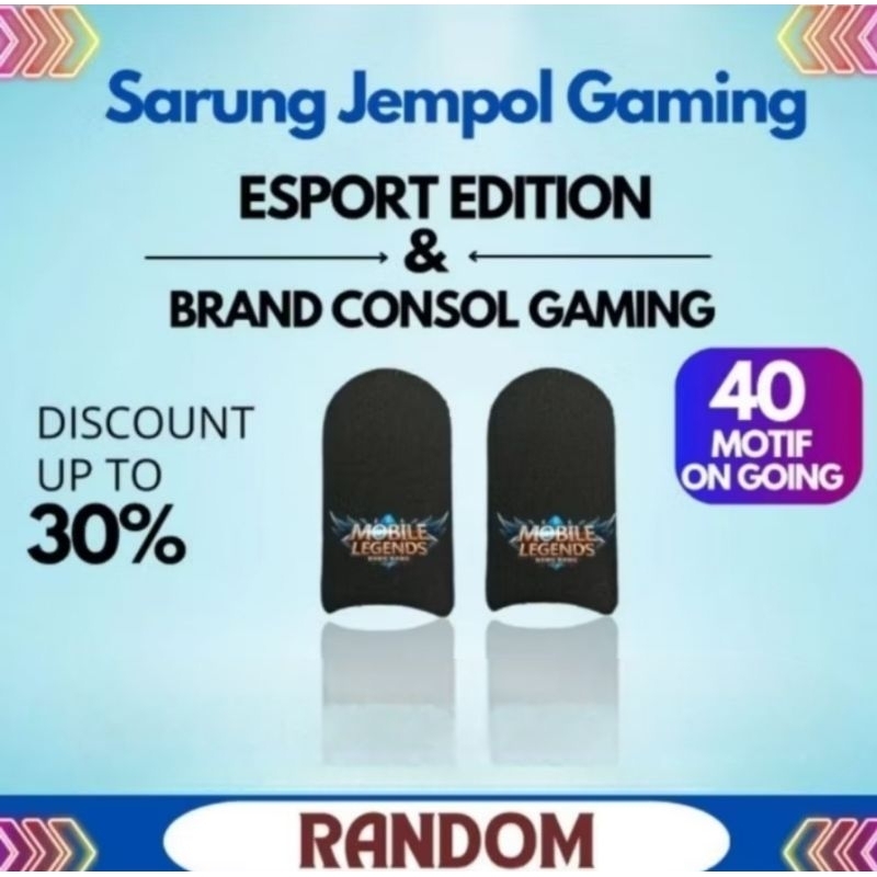 Eceran & Grosir Sarung Jempol Game Bergambar RANDOM Viral