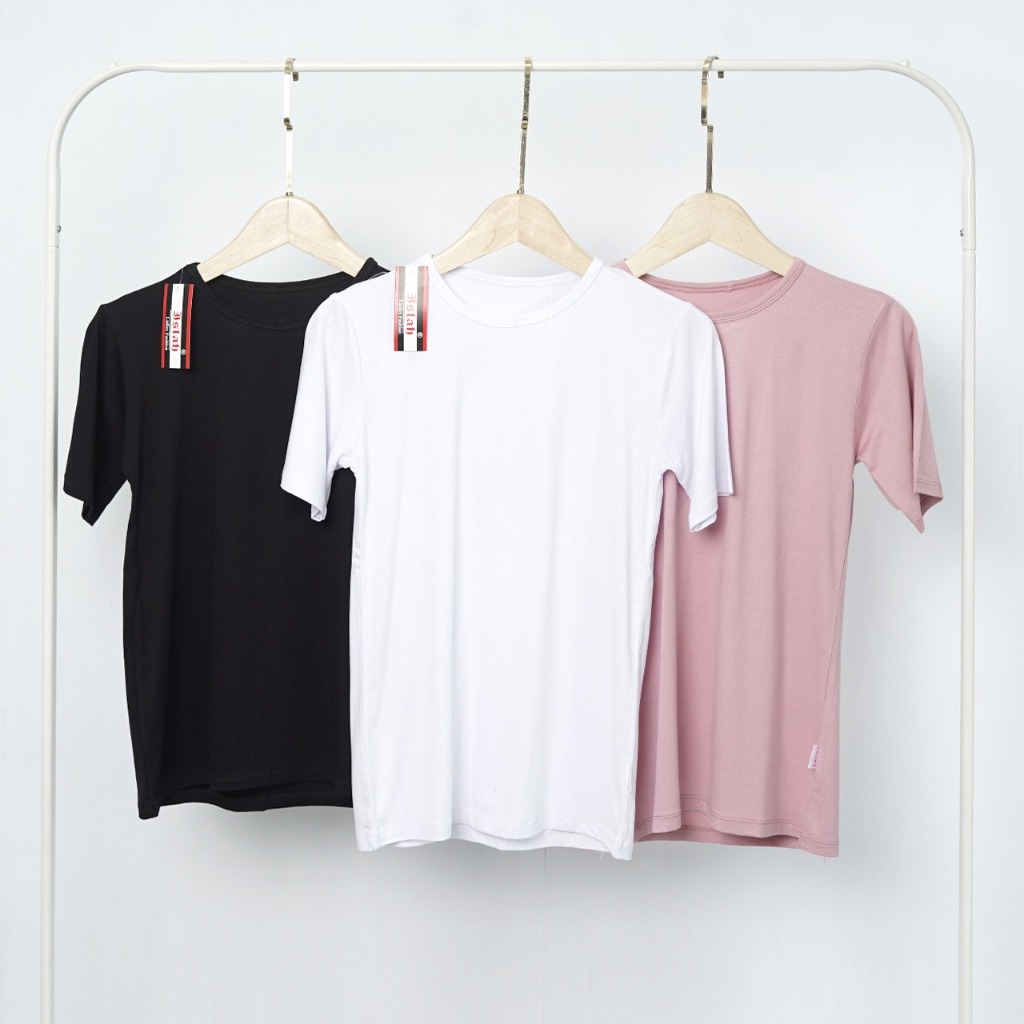 Manset Baju Lengan Pendek Wanita Rayon Premium/Baju Manset Lengan Pendek Wanita Rayon Premium