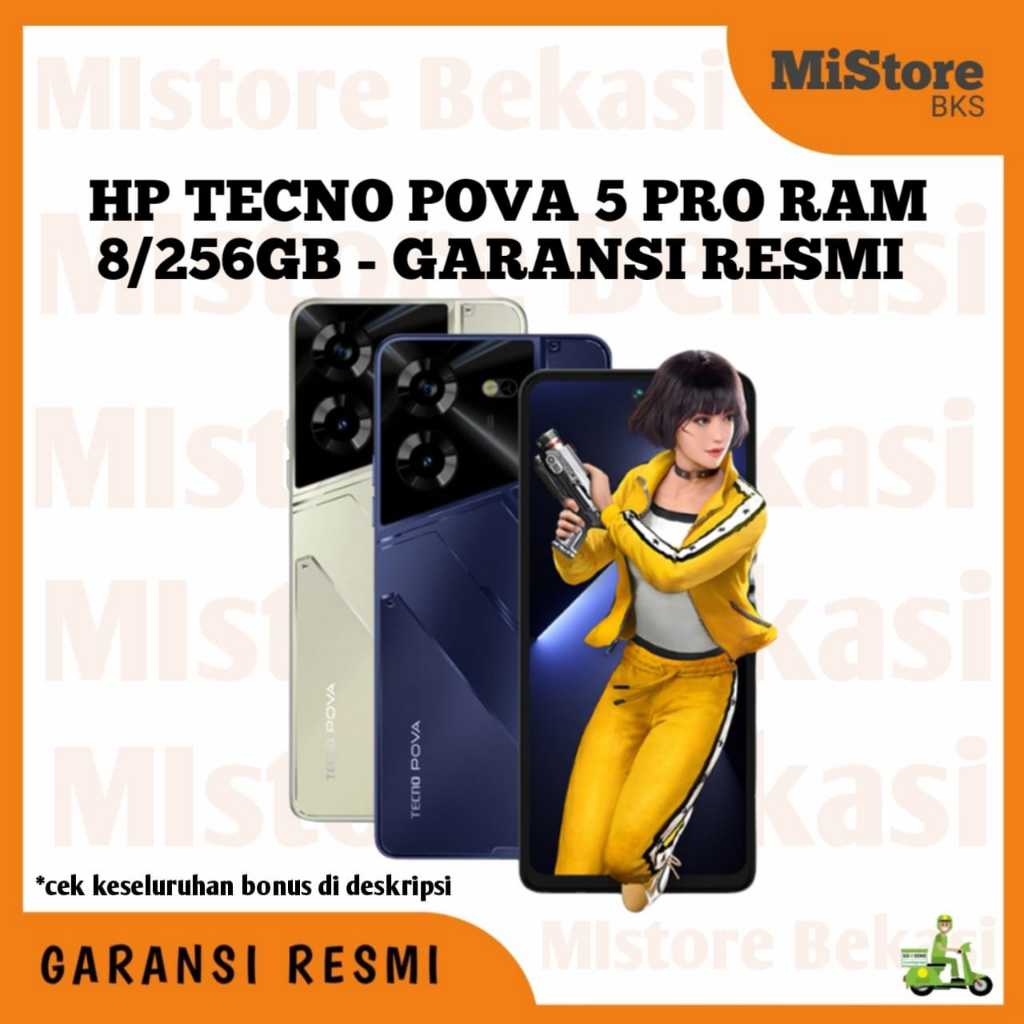 HP TECNO POVA 5 PRO RAM 8/256GB - Garansi Resmi