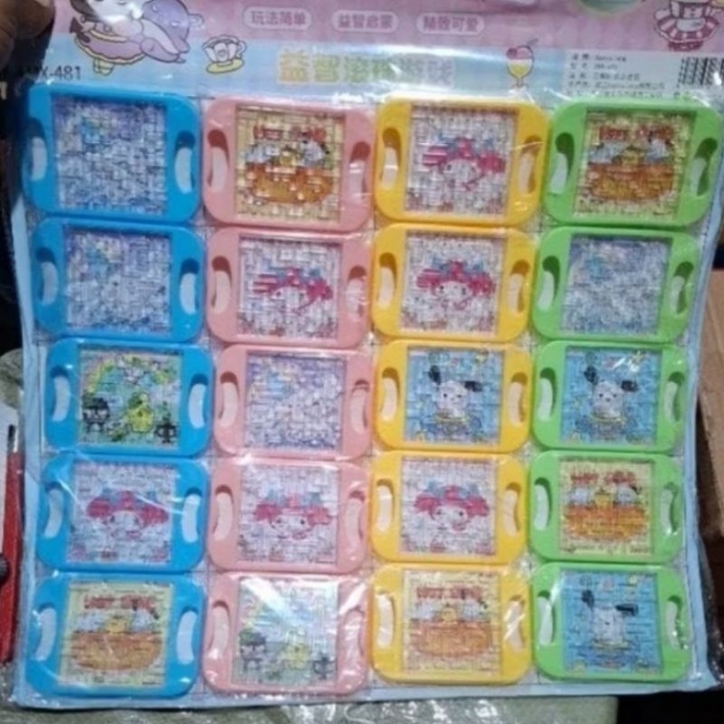 mainan anak game labirin pin ball