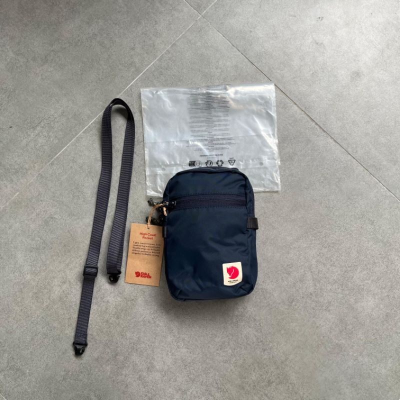 Fjallraven Kanken High Coast Pocket Sling Bag Navy 100%Original