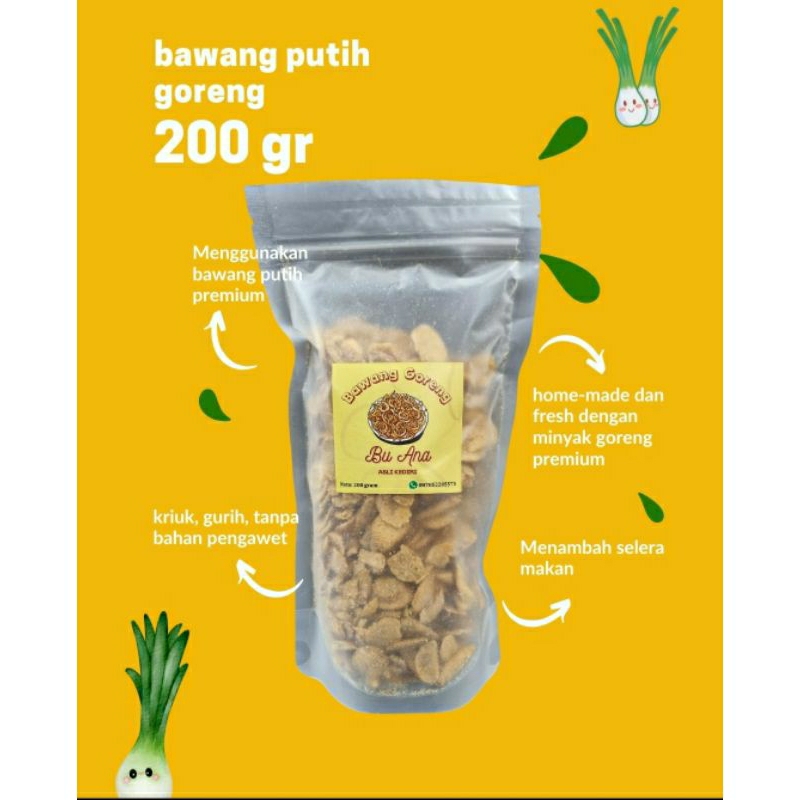 

Bawang Putih Goreng Homemade Premium