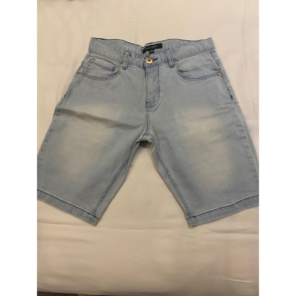 [USED LIKE NEW] B05SINI Jeans Celana Pendek Denim Pria Celana Pergi | baju preloved item celana pend