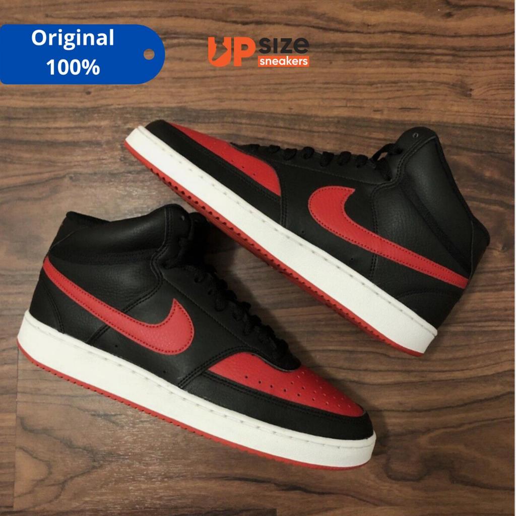 SEPATU SNEAKERS NIKE COURT VISION MID ORIGINAL ASLI BNIB DM8682 001