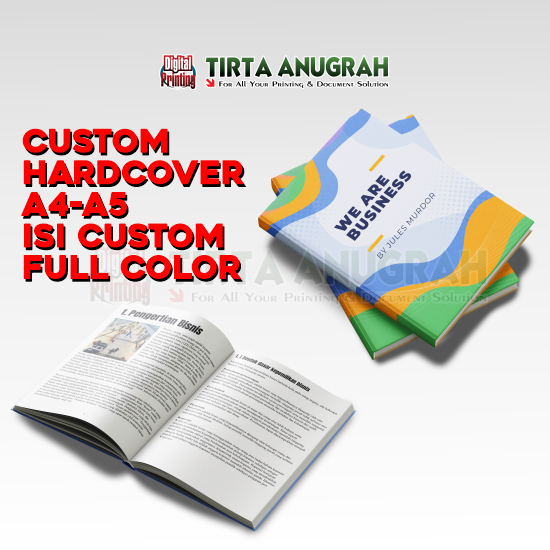 

HARDCOVER A4-A5 CUSTOM ISI FULL COLOR
